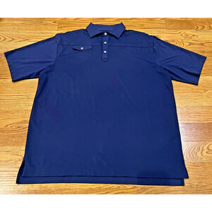 FootJoy FJ Men’s Navy Blue Golf Polo Size XL Athletic‎ Fit